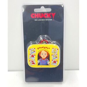 Chucky Good Guys Mini Lunchbox Keychain Childs Play Horror Movie Bioworld New